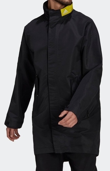 （物82）定価15,400円 アディダス 防寒 ジャケット ハーフコート MTECHParka GM3844 黒 メンズＭ 