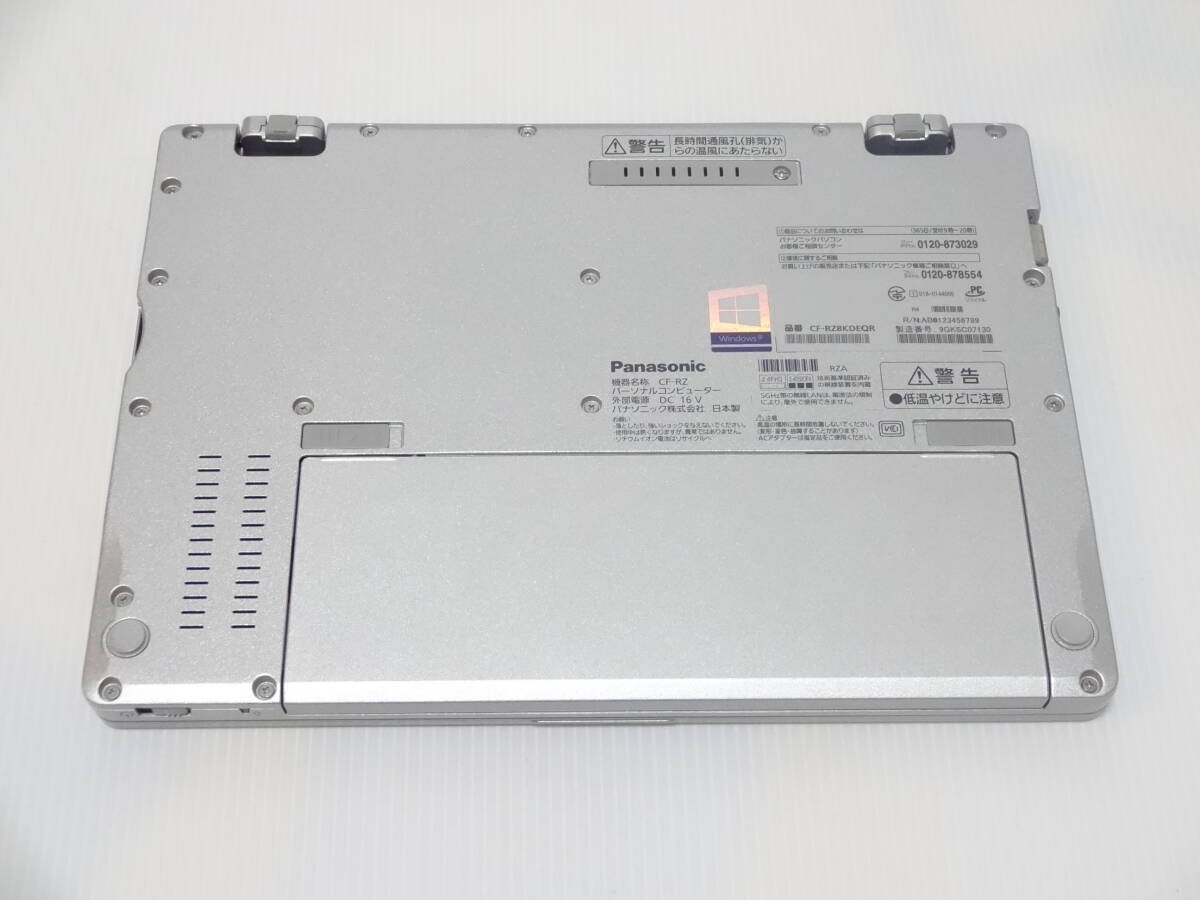 Panasonic Let's note RZ8 CF-RZ8KDEQR i5-8200Y/8G/256GB/Win10 Panasonic Let's note RZ8 CF-RZ8KDEQR i5-8200Y/8G/256GB/Win10
