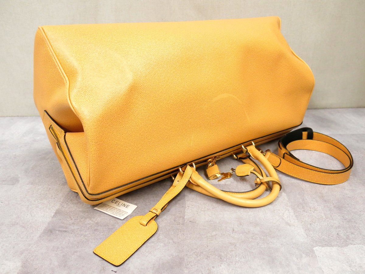 ○超美品○CELINE セリーヌ○カーフ レザー 本革○2way ボストン ○超美品○CELINE セリーヌ○カーフ レザー 本革○2way ボストン