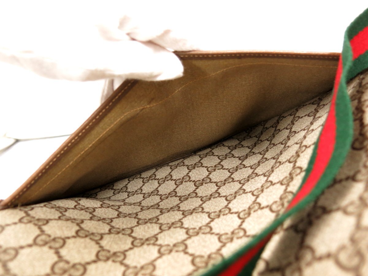 超美品○GUCCI オールド グッチ○シェリー○GGスプリーム○PVC 超美品○GUCCI オールド グッチ○シェリー○GGスプリーム○PVC