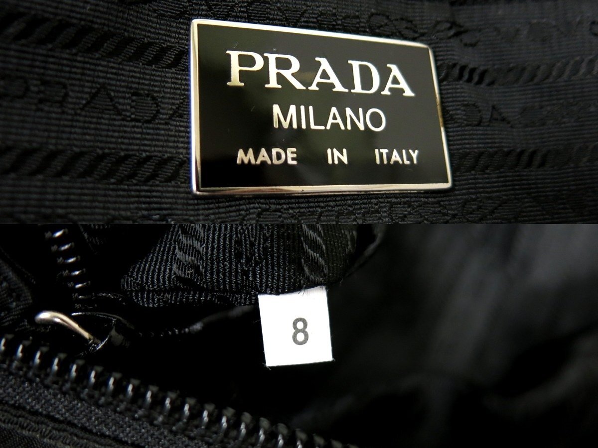 超美品○PRADA プラダ○三角ロゴプレート○ポコノ ナイロン 超美品○PRADA プラダ○三角ロゴプレート○ポコノ ナイロン