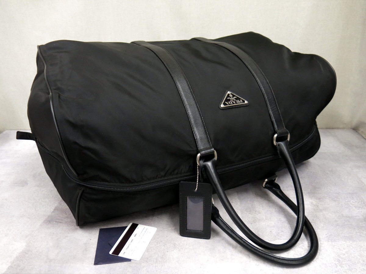 超美品○PRADA プラダ○三角ロゴプレート○ポコノ ナイロン 超美品○PRADA プラダ○三角ロゴプレート○ポコノ ナイロン