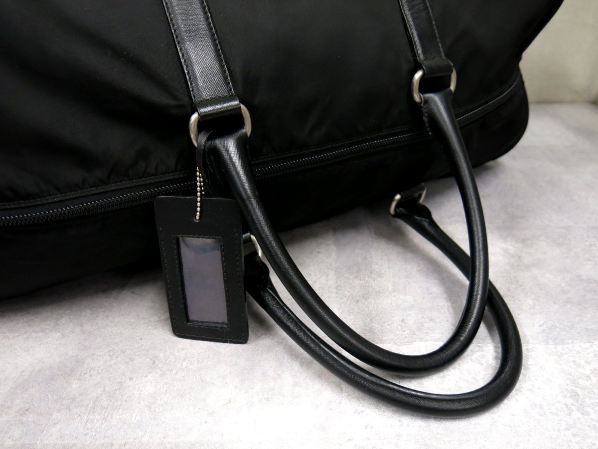 超美品○PRADA プラダ○三角ロゴプレート○ポコノ ナイロン 超美品○PRADA プラダ○三角ロゴプレート○ポコノ ナイロン