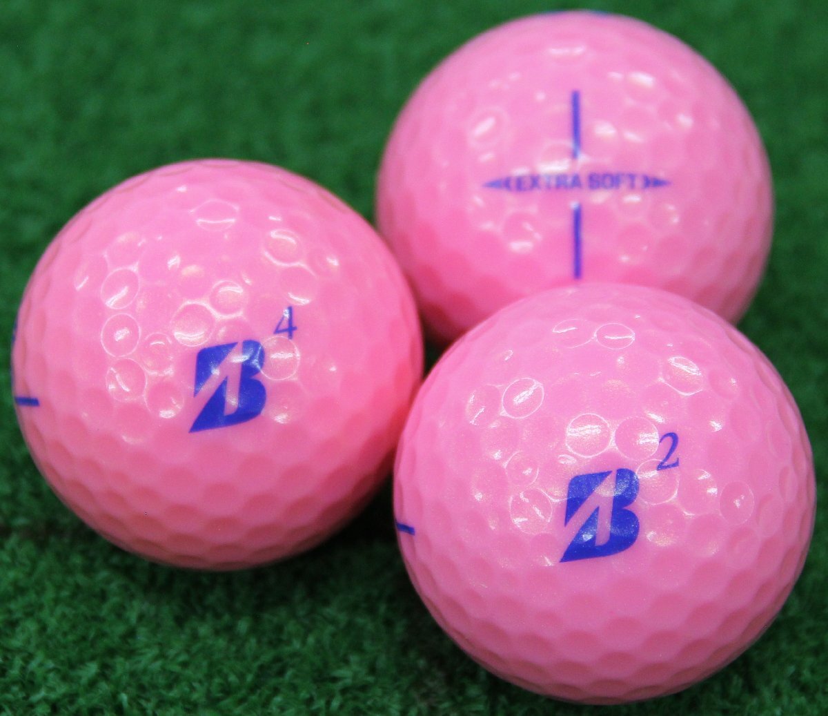 Aランク ブリヂストン BRIDGESTONE EXTRA SOFT ピンク 2023年モデル 20個 球手箱 ロストボール