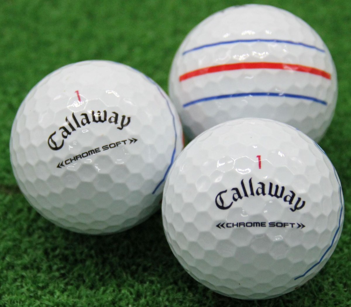Aランク キャロウェイ Callaway CHROME SOFT トリプル・トラック ホワイト 2022年モデル 30個 球手箱 ロストボール