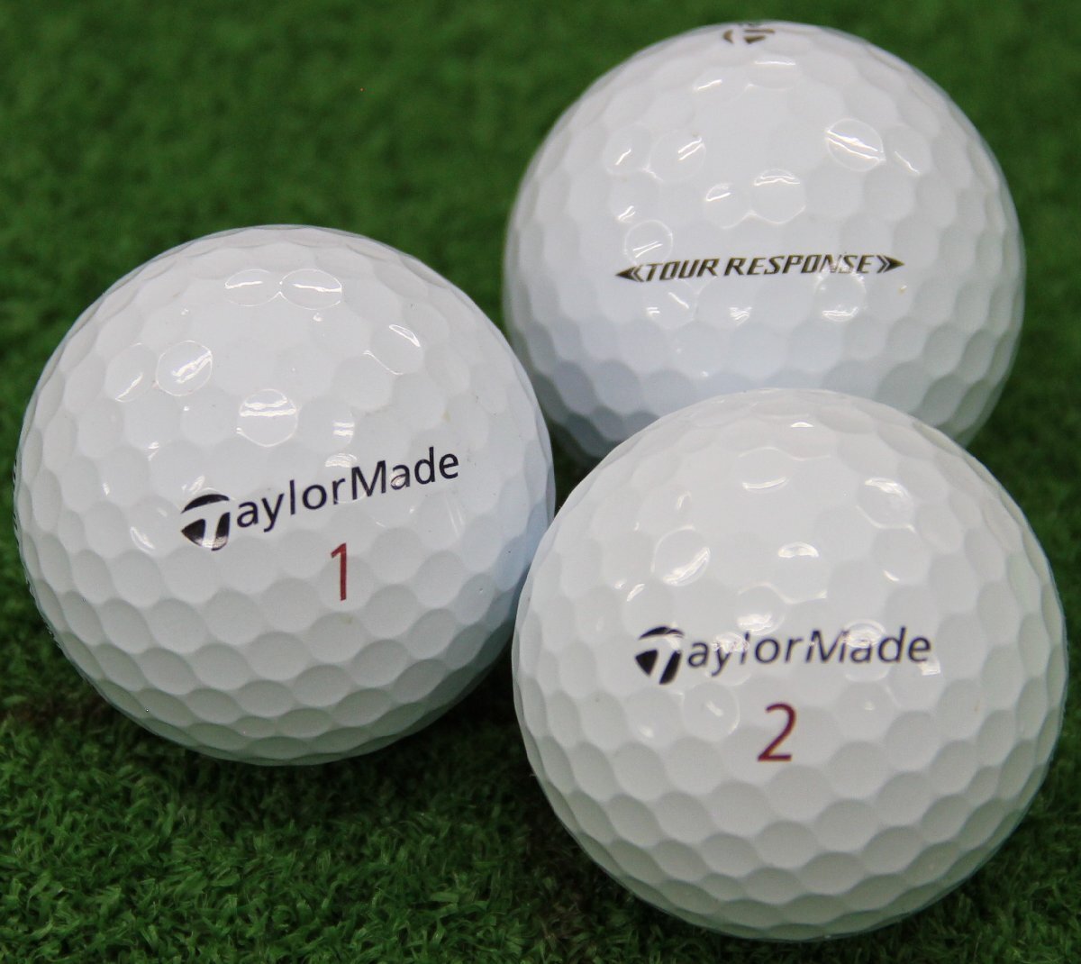 ABランク テーラーメイド TaylorMade TOUR RESPONSE ホワイト 2021年モデル 20個 球手箱 ロストボール