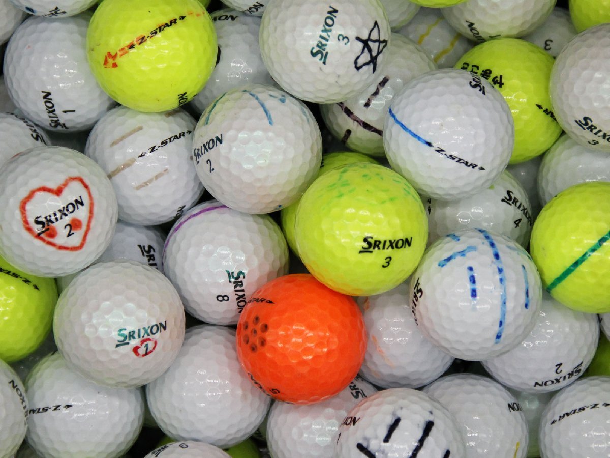 落書き スリクソン SRIXON Z-STAR 2021年モデル 50個 球手箱 落書き スリクソン SRIXON Z-STAR 2021年モデル 50個 球手箱