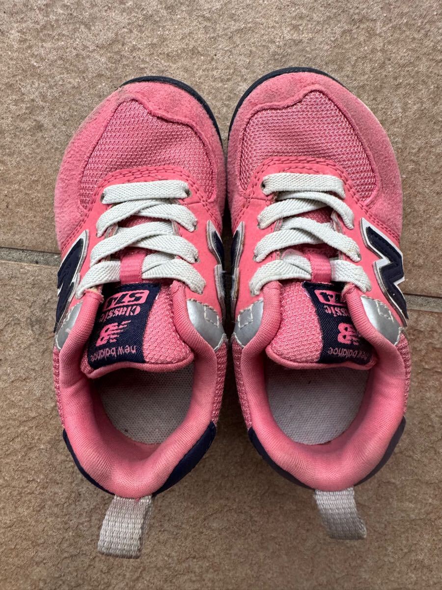  New balance спортивные туфли розовый 14cm