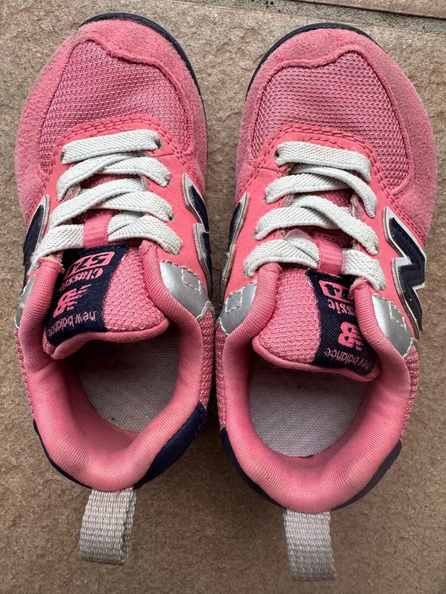 New balance спортивные туфли розовый 14cm