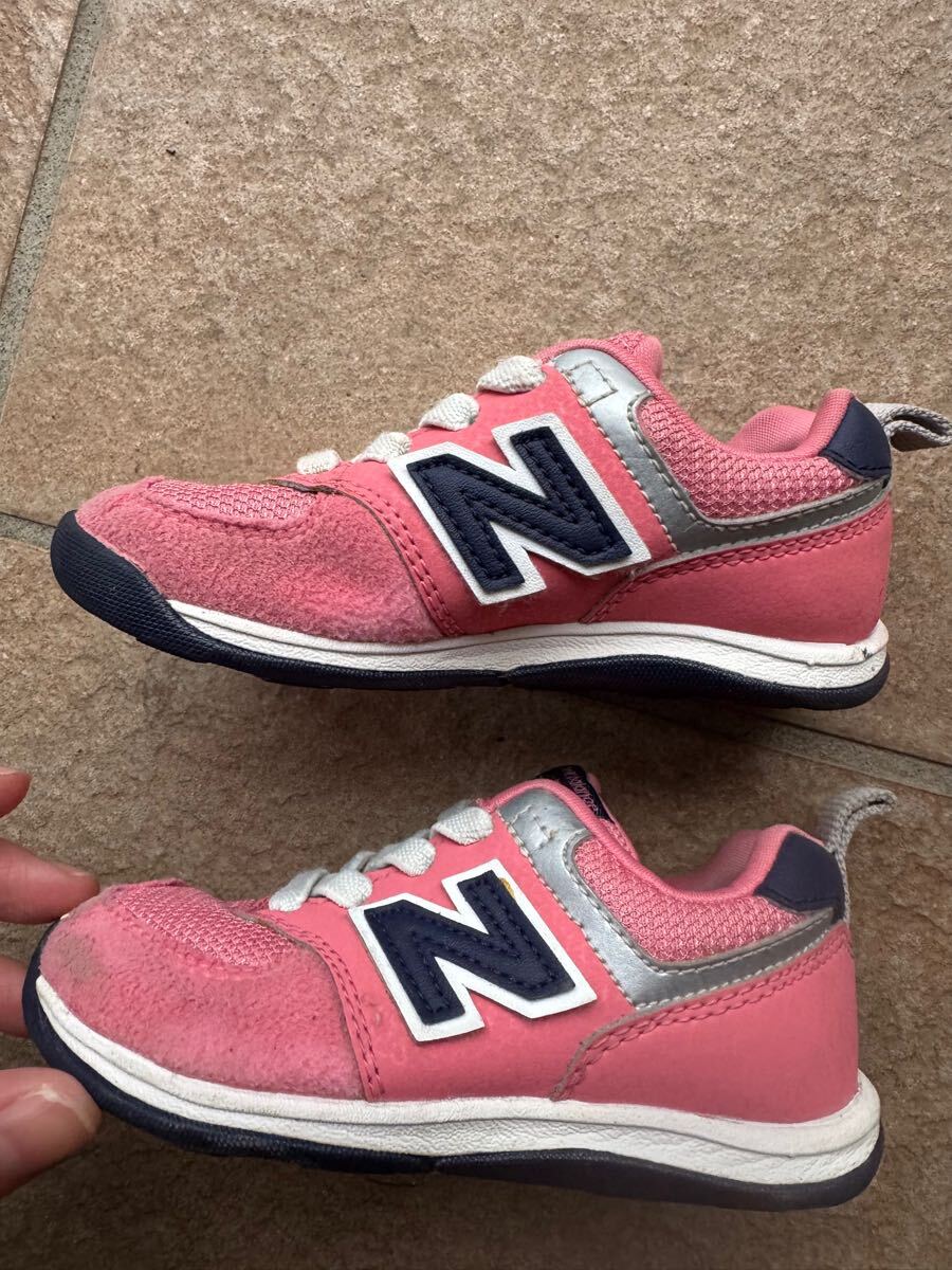  New balance спортивные туфли розовый 14cm