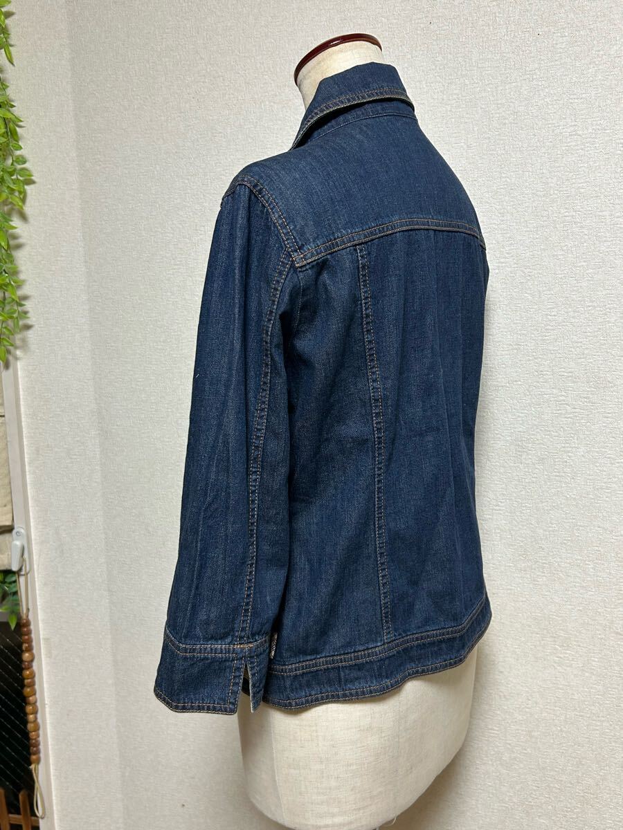 バーバリーロンドン☆極美品☆デニムジャケット☆銀ボタン☆裾