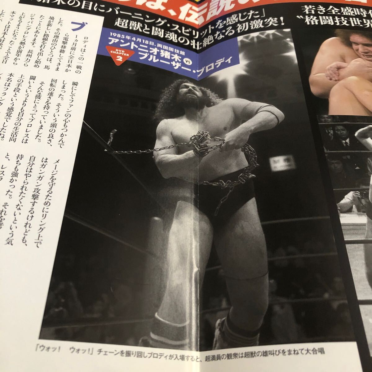 燃えろ新日本プロレスDVD冊(cè)子カード付きアントニオ豬木対ブルーザーブロデ?！ˉ昆ぅ圣蕙ぅ去氓丧`ド付き