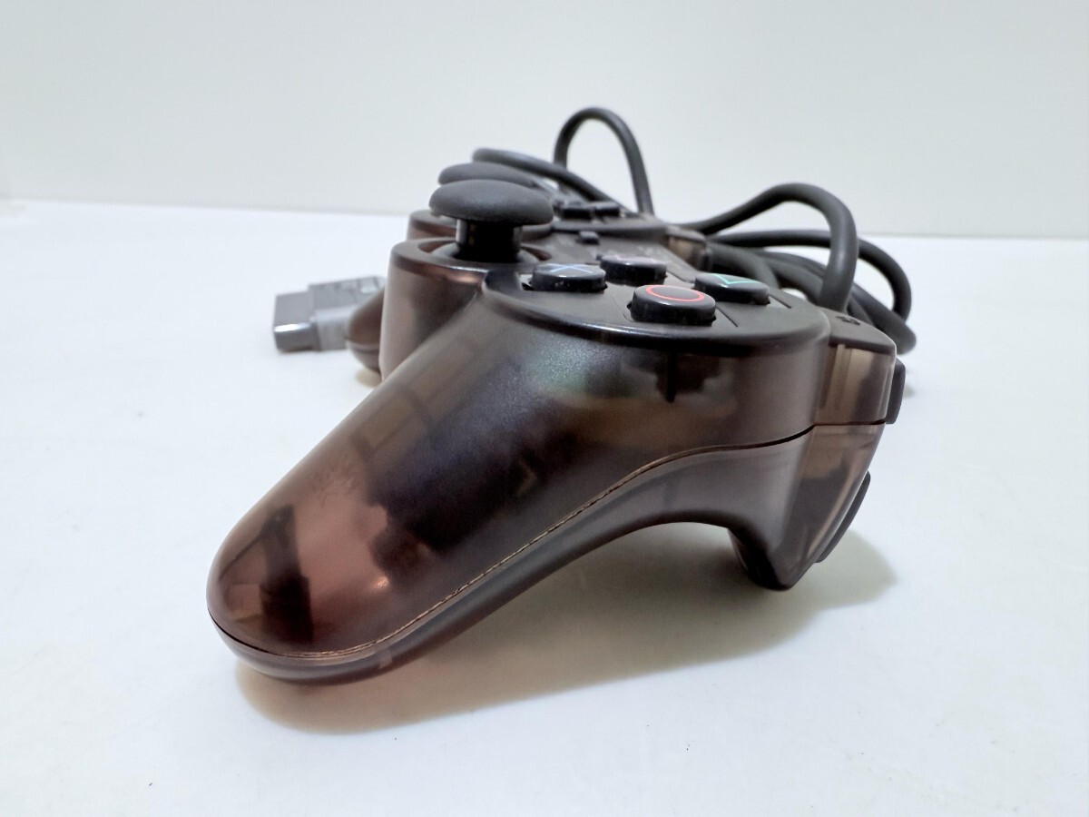  прекрасный товар / рабочий товар SONY Sony PlayStation PS1 управление двойной амортизаторы рабочее состояние подтверждено SCPH-1200 редкий товар (i-22)
