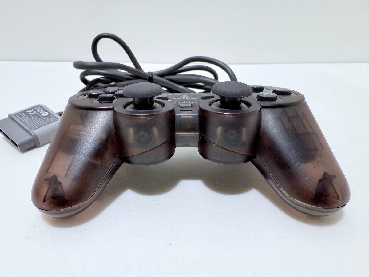  прекрасный товар / рабочий товар SONY Sony PlayStation PS1 управление двойной амортизаторы рабочее состояние подтверждено SCPH-1200 редкий товар (i-22)