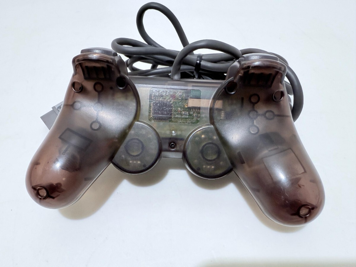  прекрасный товар / рабочий товар SONY Sony PlayStation PS1 управление двойной амортизаторы рабочее состояние подтверждено SCPH-1200 редкий товар (i-22)