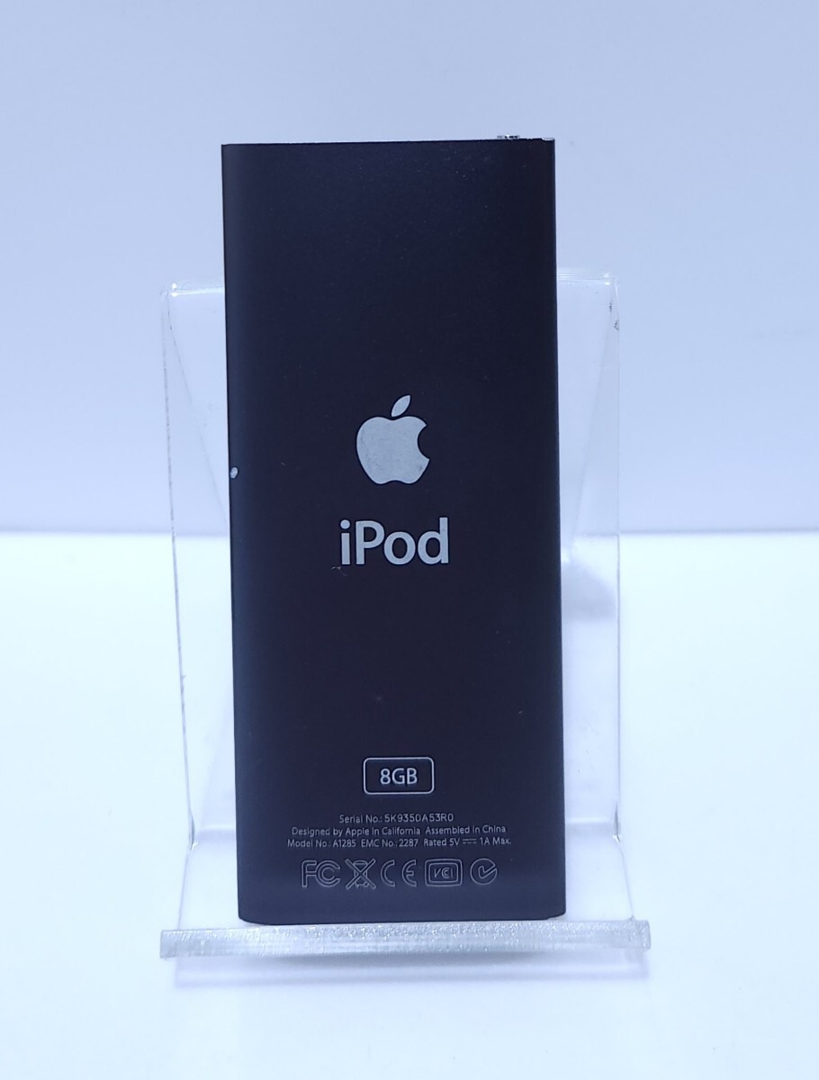 Apple iPod nano 5世代 ブラック 黒 8GB本體 動作確認済み 美品/動作品(F-11)