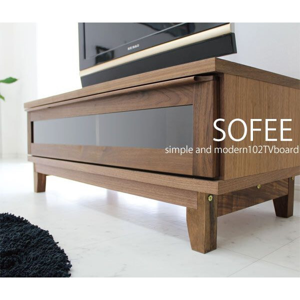 テレビ台 ローボード テレビボード 幅100cm ウォールナット 完成品 国産 おしゃれ モダン