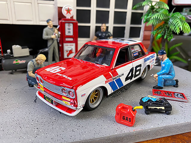 マイスト　BREダットサン510　ダイキャストミニカー　1/24スケール ■ アメリカン雑貨 アメリカ雑貨