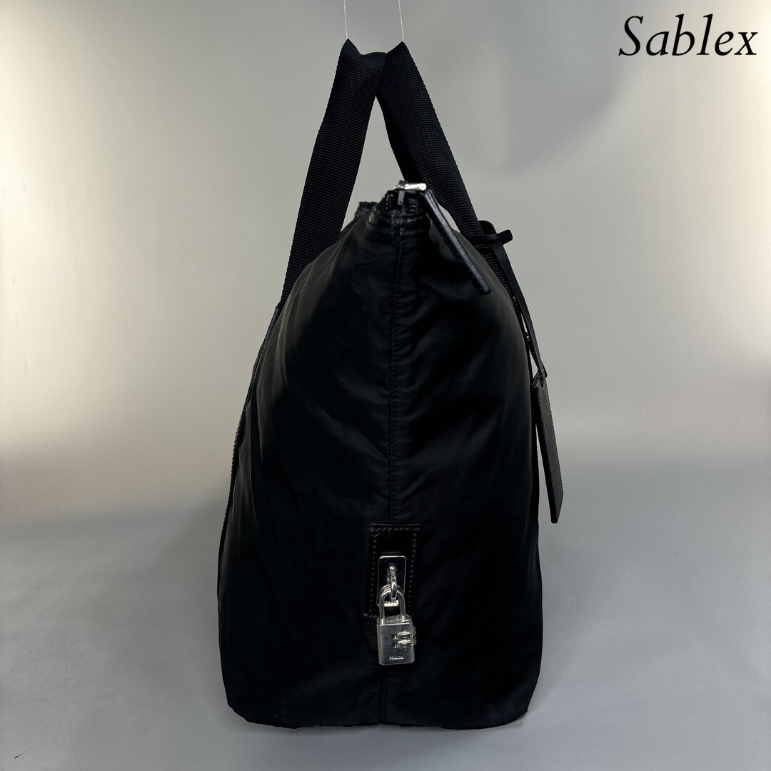 1円【新品同様】PRADA プラダ トライアングルロゴ ボストン 1円【新品同様】PRADA プラダ トライアングルロゴ ボストン