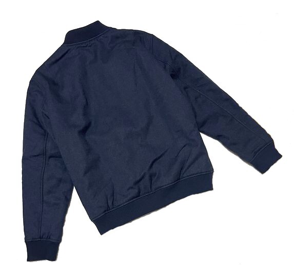 *A39 новый товар Takeo Kikuchi THE SHOP TK Shark s gold MA-1 ребра блузон [ L ] темно-синий жакет Zip выше 