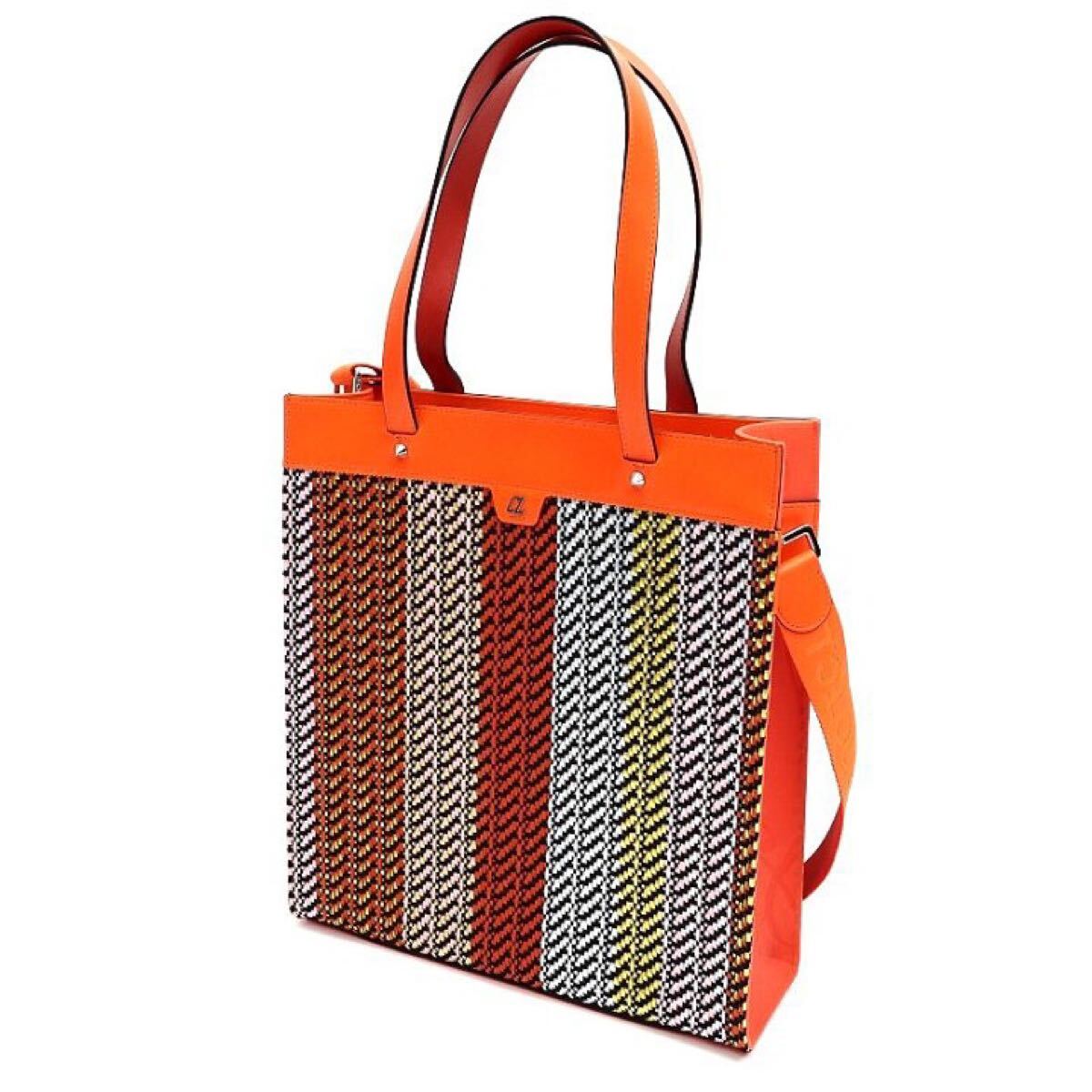 新品 Christian Louboutin RUISTOTE ラフィア トートバッグ 新品 Christian Louboutin RUISTOTE ラフィア トートバッグ