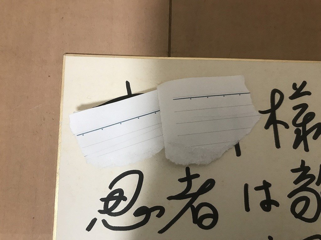 ☆ 希少 1999年 忍たま乱太郎 直筆サイン 色紙 サイン色紙 肉筆 ☆ 希少 1999年 忍たま乱太郎 直筆サイン 色紙 サイン色紙 肉筆