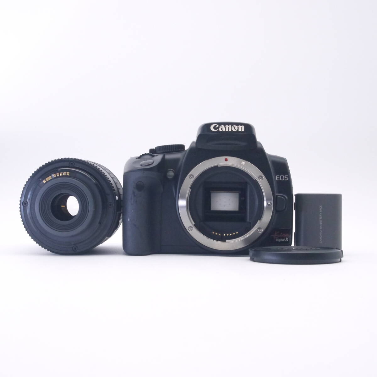良品 Canon キヤノン EOS Kiss Digital X / EF-S 18-55mm F3.5-5.6 ⅡUSM 一眼レフ レンズキット #3274