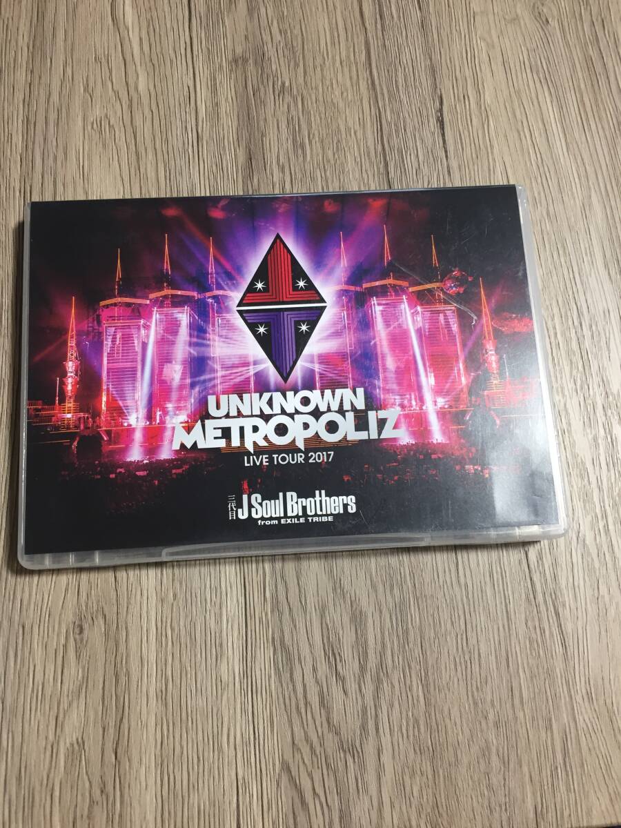 Blu-ray　　UNKNOWN METROPOLIZ　　LIVE TOUR　２０１７　　三代目　J　Soul Brothers　　from EXILE TRIBE