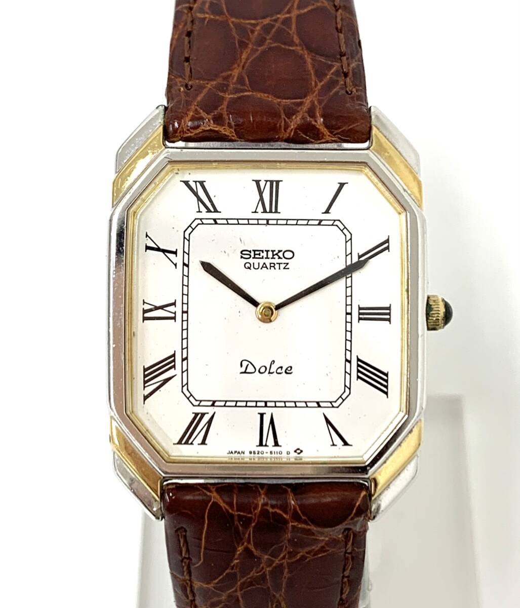 偉大な Z0712◇ 1円~! SEIKO セイコー Dolce ドルチェ 9520-5110 GP 時計