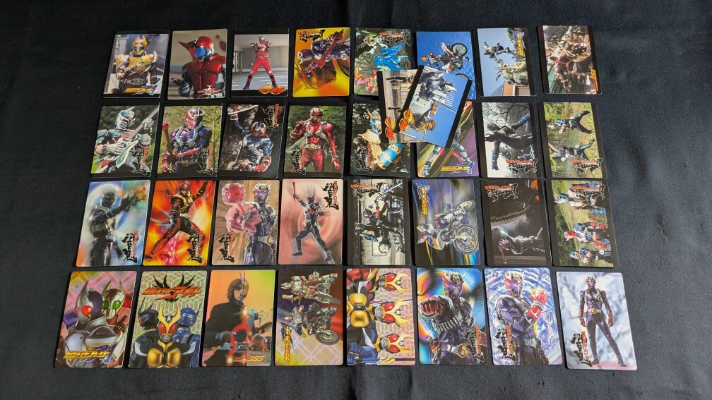 ★送料無料　仮面ライダー　響鬼　ブレイド　アギト　等　丸大食品　他　キラあり　カード　セット★