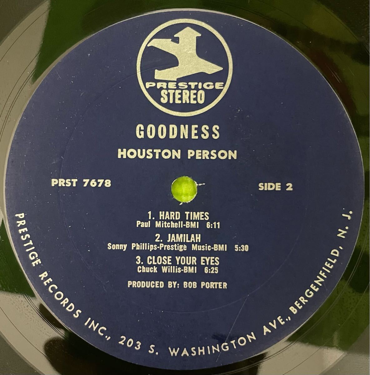 Jazz raregroove record Houston Person / Goodness! 1969 lp