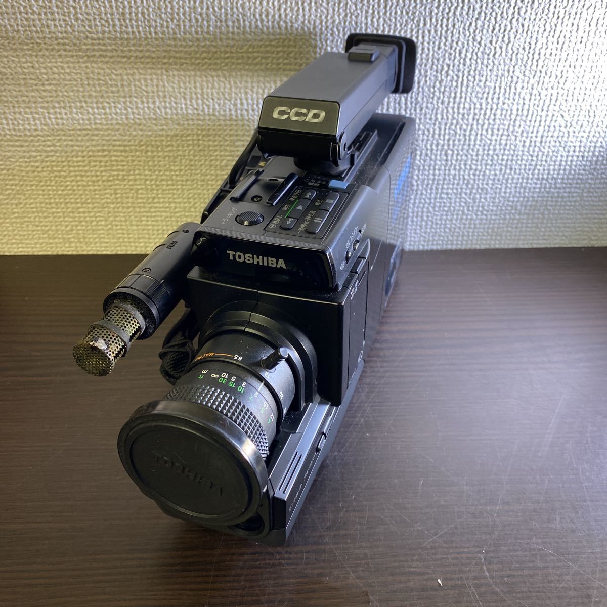 ▲レトロ ビデオカメラ ムービーカメラ TOSHIBA Video movie VHS-C ジャンク部品取り等に！