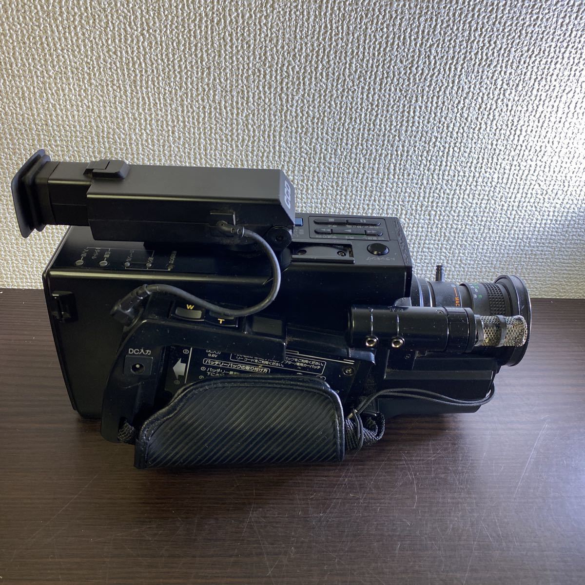 ▲レトロ ビデオカメラ ムービーカメラ TOSHIBA Video movie VHS-C ジャンク部品取り等に！