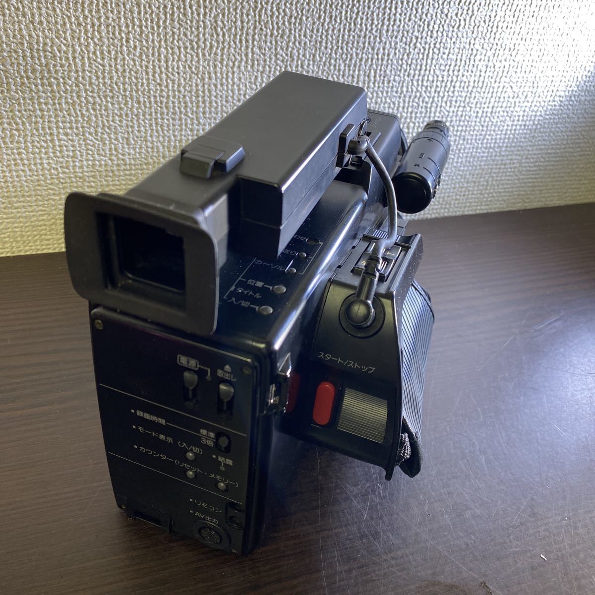 ▲レトロ ビデオカメラ ムービーカメラ TOSHIBA Video movie VHS-C ジャンク部品取り等に！