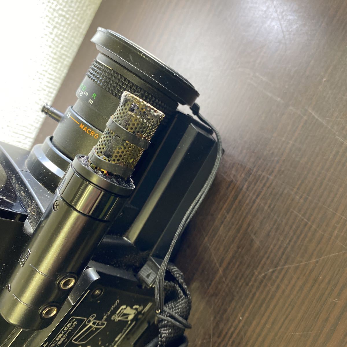 ▲レトロ ビデオカメラ ムービーカメラ TOSHIBA Video movie VHS-C ジャンク部品取り等に！