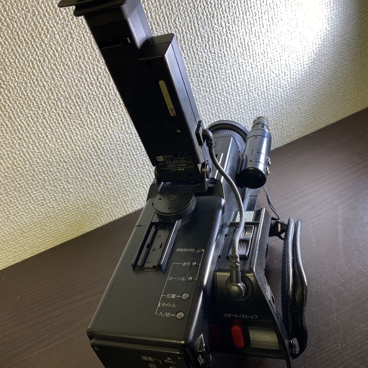 ▲レトロ ビデオカメラ ムービーカメラ TOSHIBA Video movie VHS-C ジャンク部品取り等に！