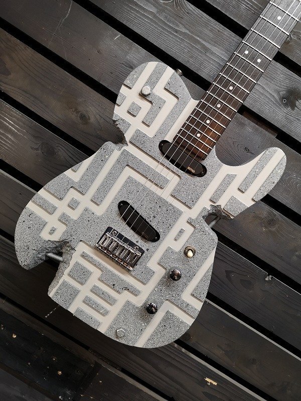 ◆大感謝祭!!■整備品★FERNANDES フェルナンデス CONCRETE TE/TEJ コンクリート・ギター カスタムモデル！アクティブEMG搭載！ G1G22656