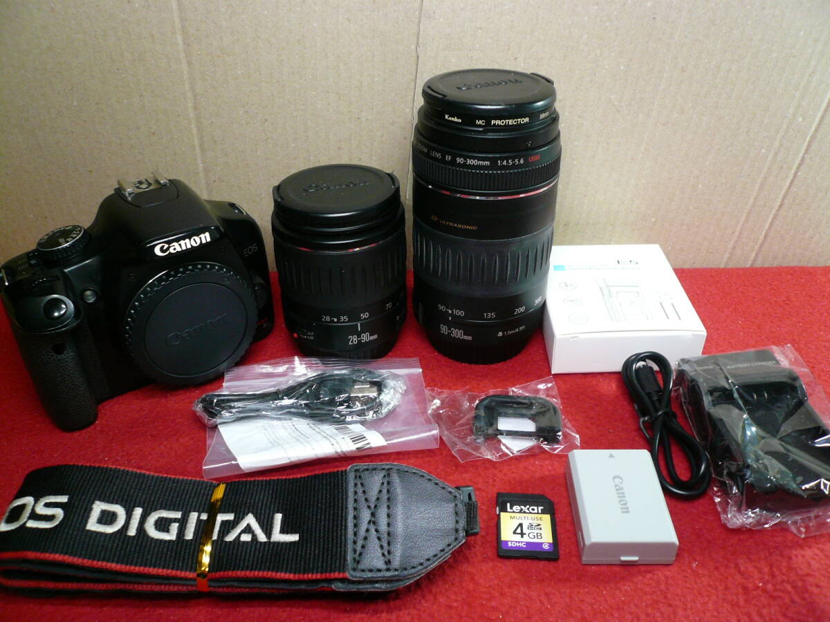 Canon EOS kissx2 レンズ90-300mm 28-90mm Canon EOS kissx2 レンズ90-300mm 28-90mm