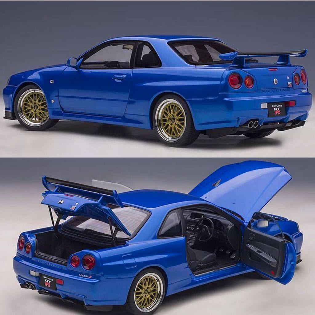 ラスト1個 Aa 1/18 R34 GT-R Vスペック II BBS ホイール ラスト1個 Aa 1/18 R34 GT-R Vスペック II BBS ホイール