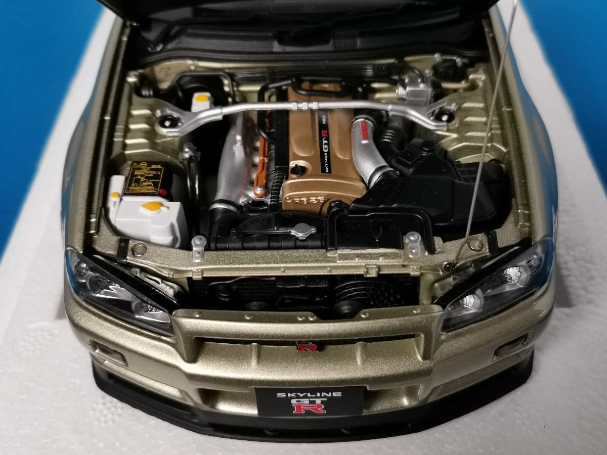Aa 1/18 R34 GT-R Vスペック II Nru BBS ホイール(ミレニアム Aa 1/18 R34 GT-R Vスペック II Nru BBS ホイール(ミレニアム