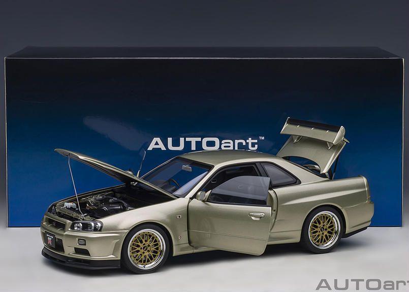 【本物新品保証】 Aa ホイール（ミレニアム BBS Nru II Vスペック GT-R R34 1/18 乗用車