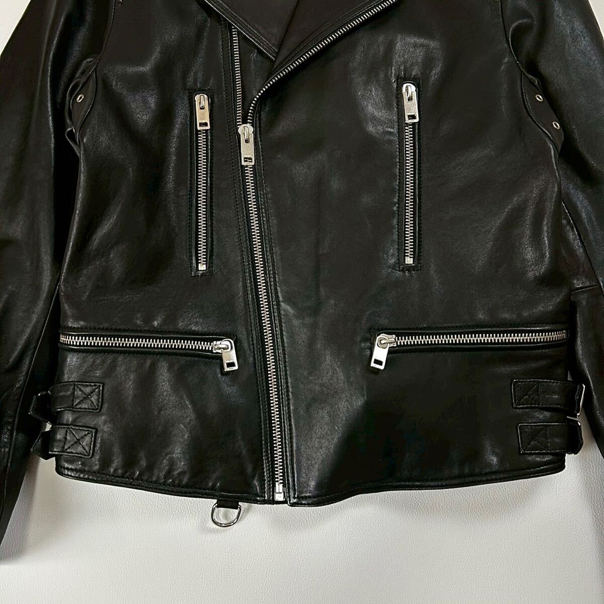 ほぼ未使用/Lサイズ/羊革◎DIESEL レザー ライダース ジャケット ほぼ未使用/Lサイズ/羊革◎DIESEL レザー ライダース ジャケット