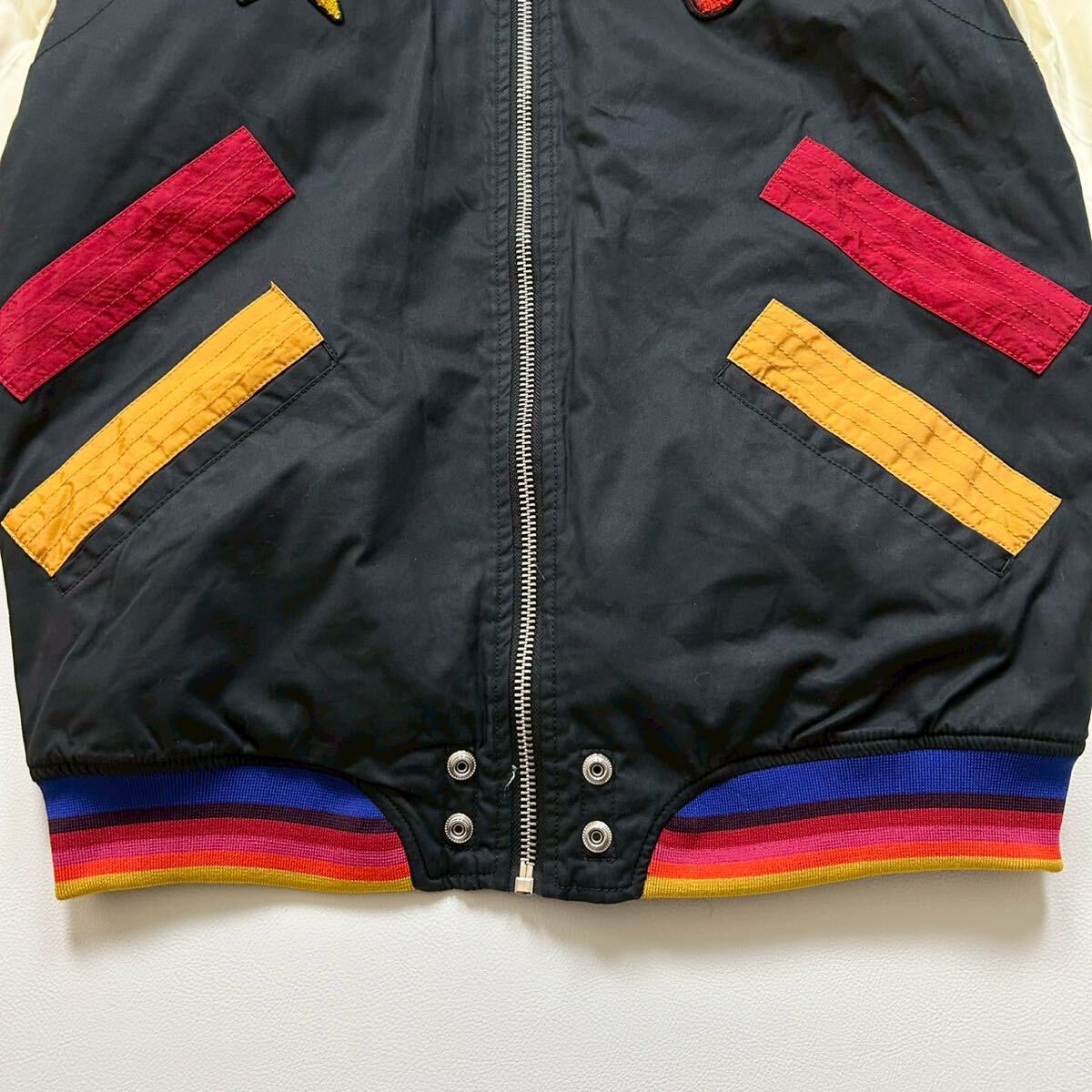 【美品】DIESEL ディーゼル スタジャン ワッペン レザー Diesel ディーゼル スタジャン ジャンパー レザー 革 ジャケット