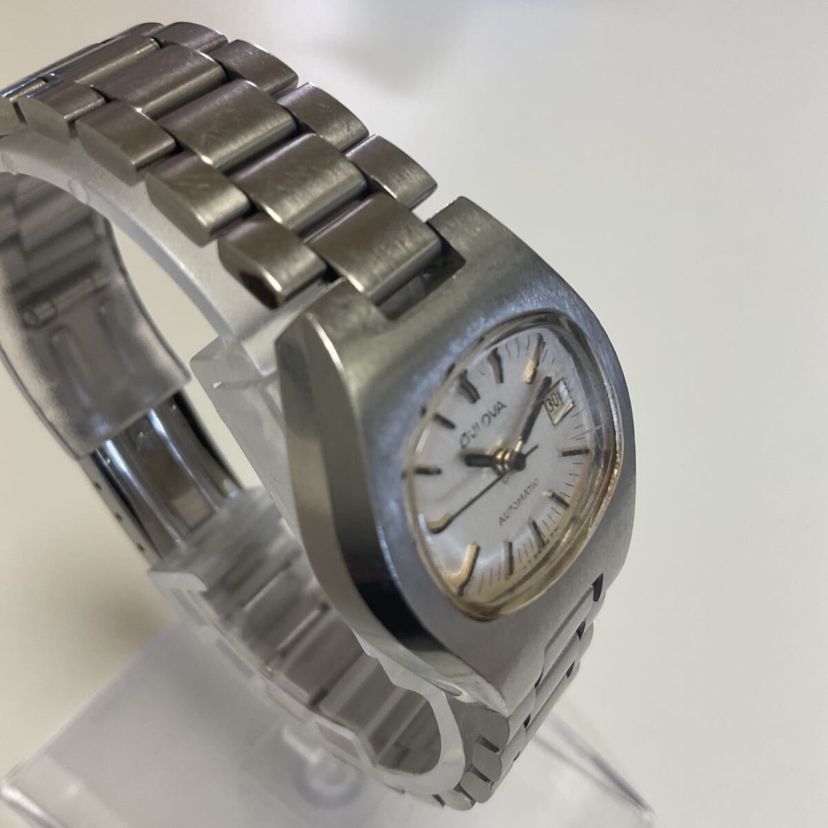 【稼働品】BLOVA AUTOMATIC N3 デイト 3針 腕時(shí)計(jì) ブローバー オートマチック ジャンク品/現(xiàn)狀品 24