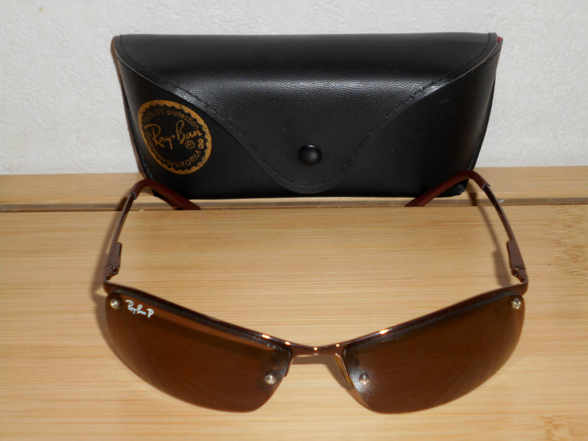 イタリア制☆レイバン　Ray-Ban　P　RB3183 004/9A　63口15　サングラス　　偏光レンズ 　 （３F　ケ