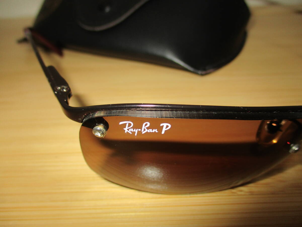 イタリア制☆レイバン　Ray-Ban　P　RB3183 004/9A　63口15　サングラス　　偏光レンズ 　 （３F　ケ