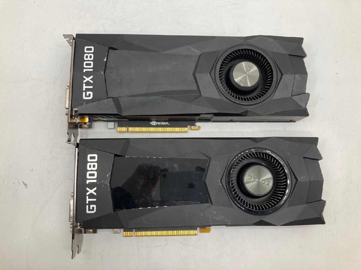 1円 ジャンク【ZOTAC】2個セット NVIDIA GEFORCE GTX 1080 ZT 1円 ジャンク【ZOTAC】2個セット NVIDIA GEFORCE GTX 1080 ZT