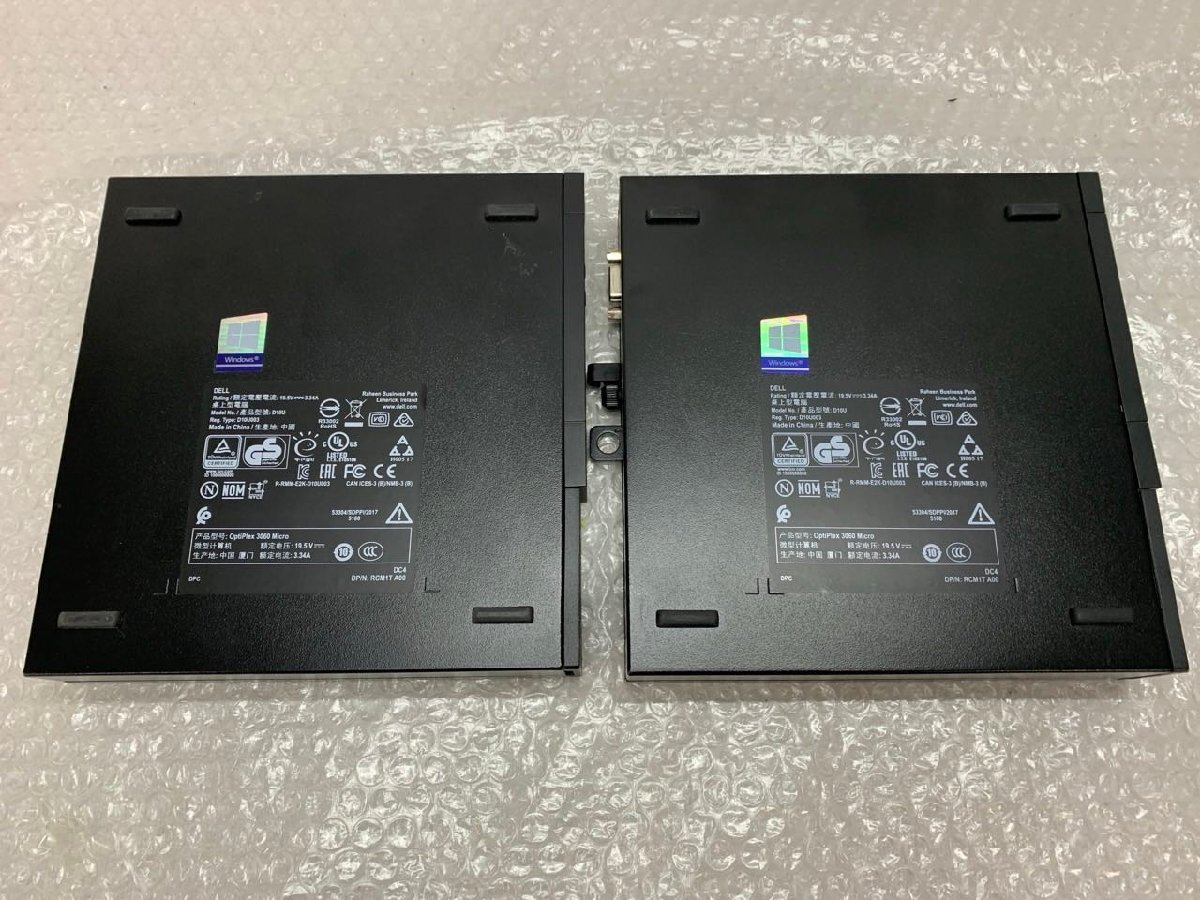 ファッション 通販 3060 ジャンク【DELL】OPTIPLEX Micro i7-8700T Core 2台セット PCケース(自作PC用)
