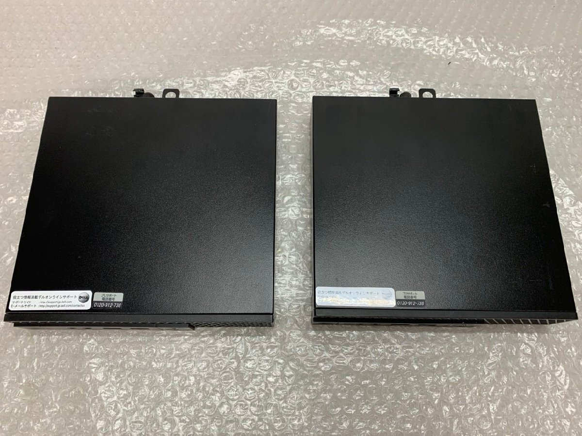 ジャンク【DELL】OPTIPLEX 3060 Micro 2台セット Core i7-8700T
