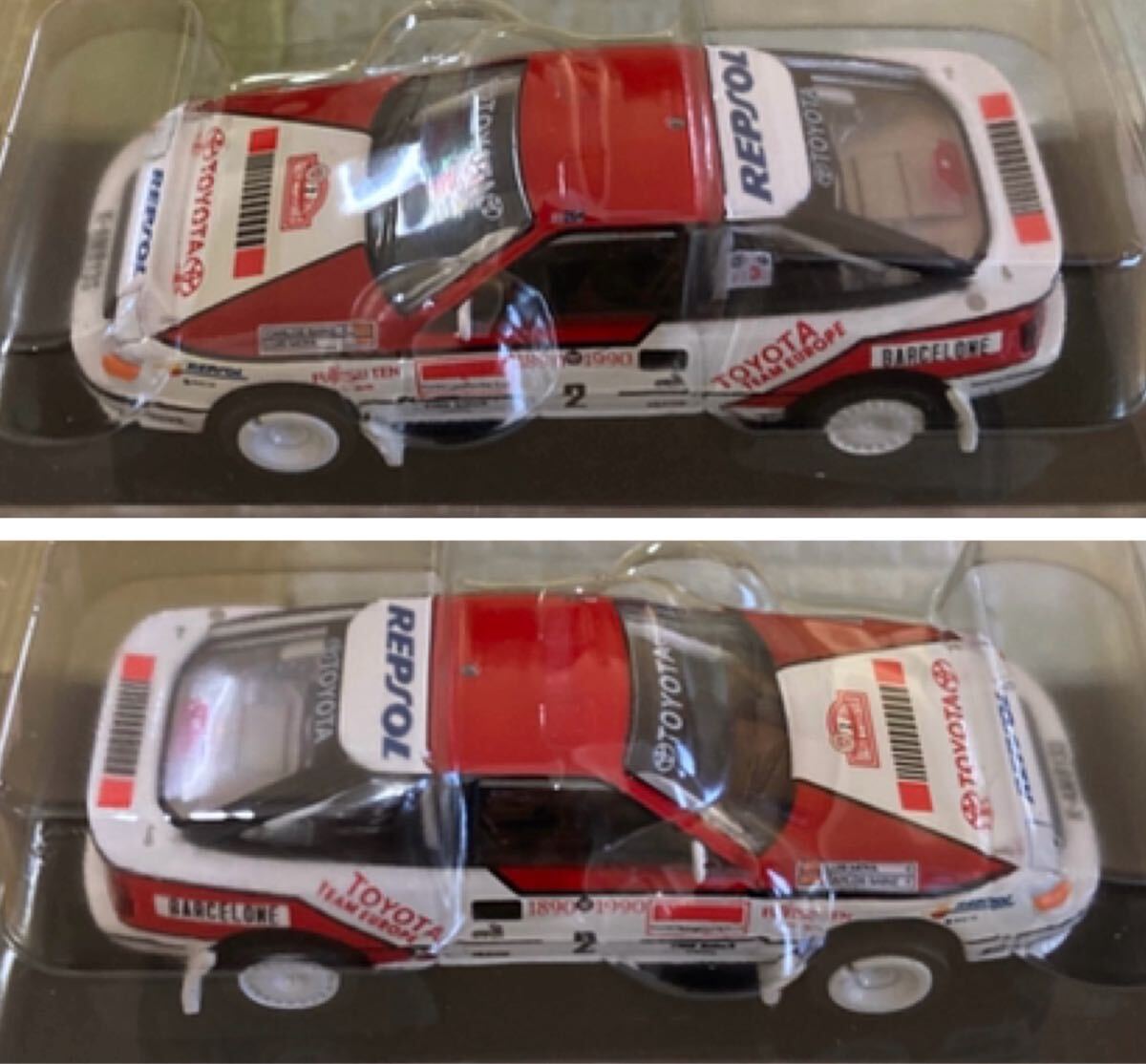 T6-1★CM's ラリーカーコレクション 1/64★トヨタ セリカ Celica GT-FOUR 1990 モンテカルロ #2★タバコ マルボロ